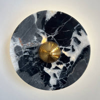 Lucie Round Marble Wall Lamp – detail 11