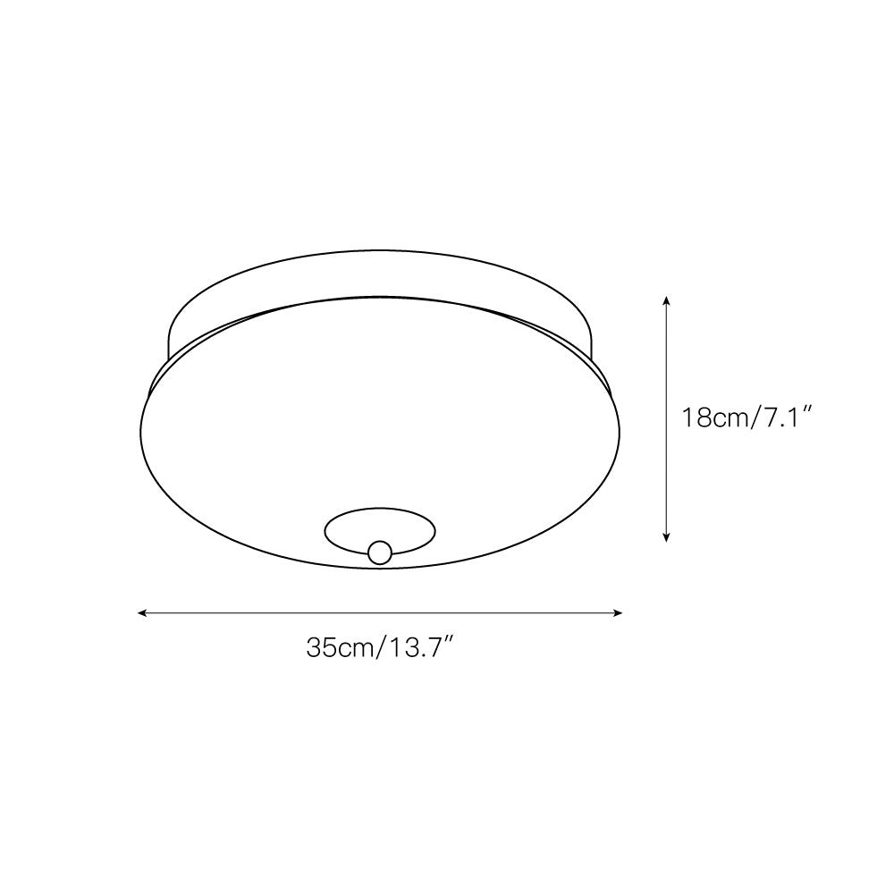 Plafonnier rond Ludo