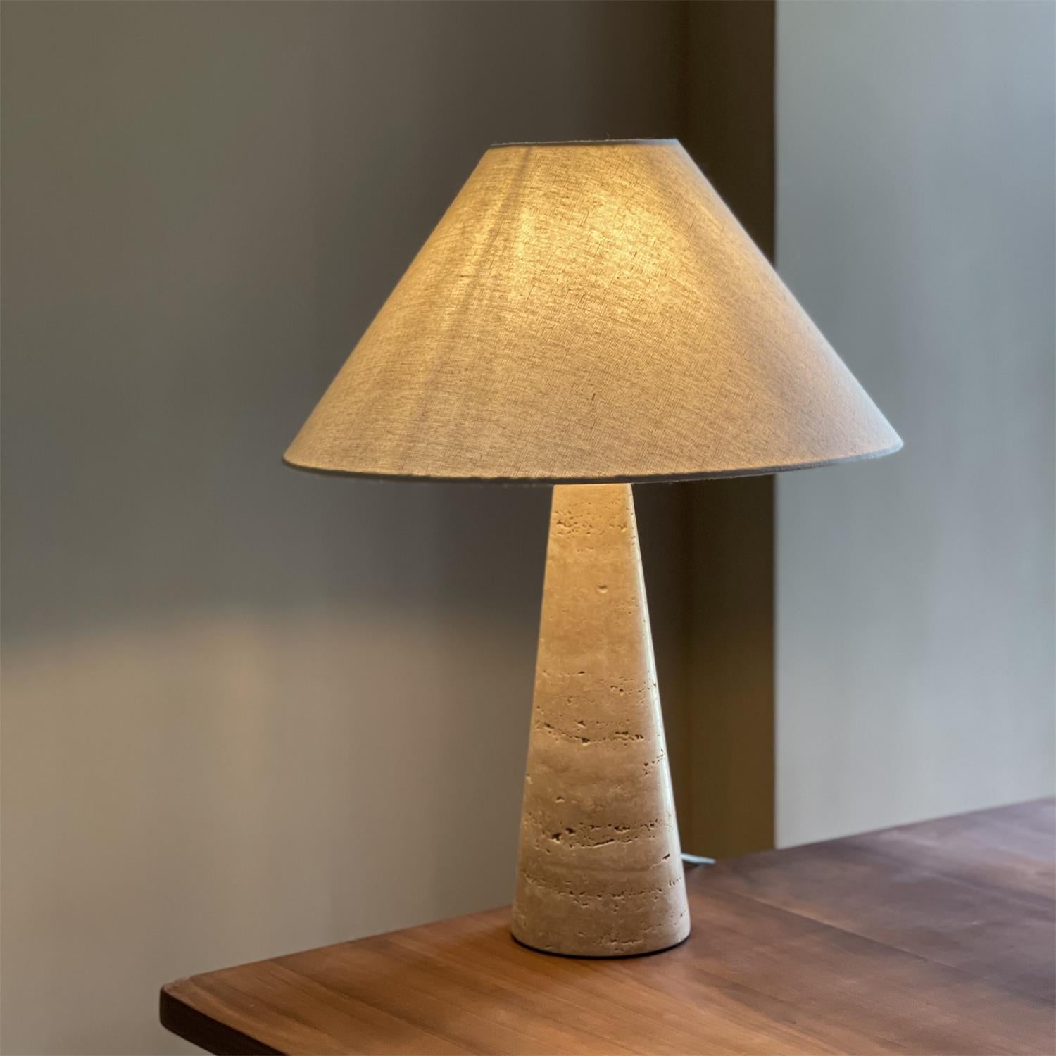 Lulu Travertine Table Lamp