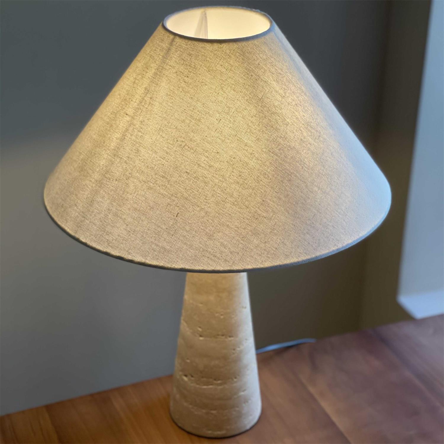 Lulu Travertine Table Lamp