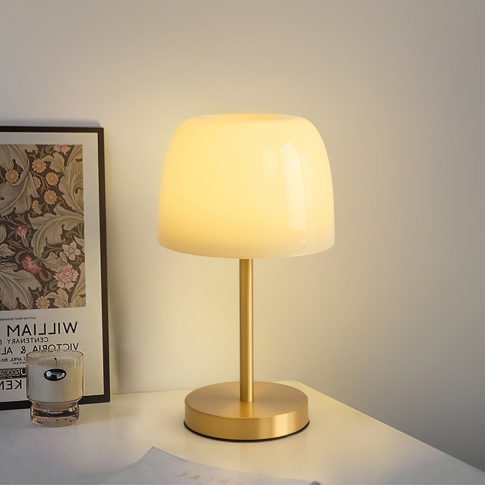 Lumiere Glass Table Lamp