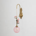 Load image into Gallery viewer, Evelyn Glass Rose Wall Sconce
