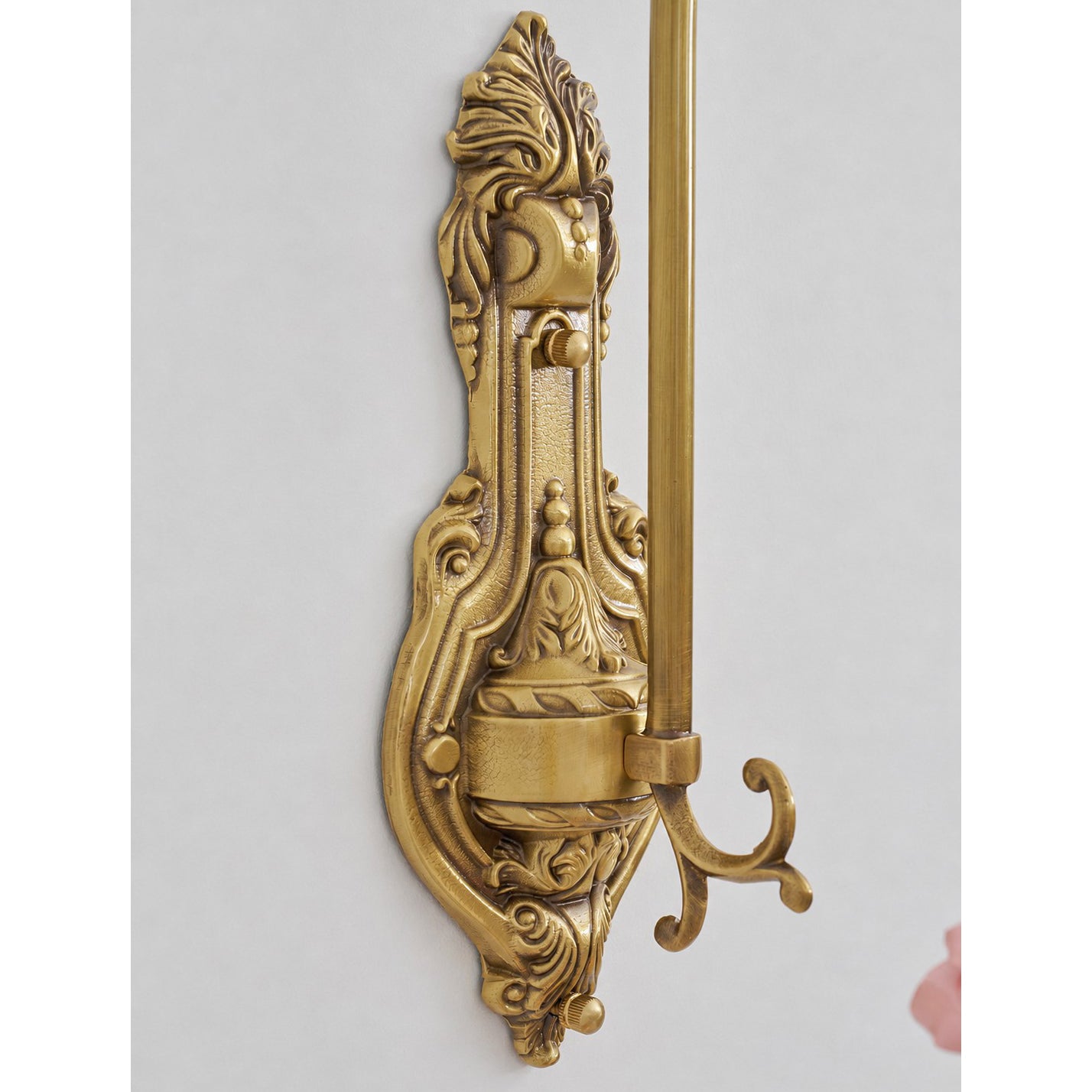 Evelyn Glass Rose Wall Sconce