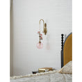 Load image into Gallery viewer, Evelyn Glass Rose Wall Sconce
