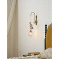 Load image into Gallery viewer, Evelyn Glass Rose Wall Sconce
