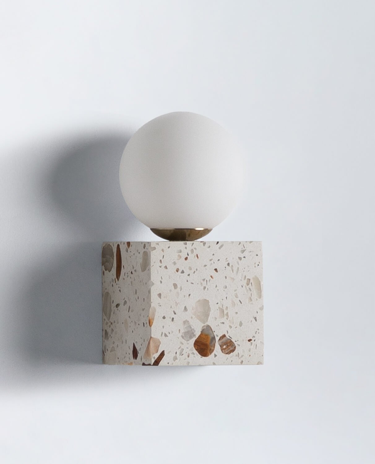 Lunas Terrazzo Cube Wall Sconce