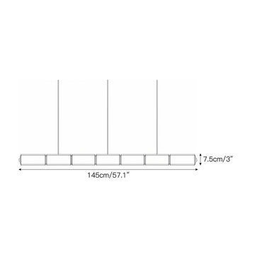 Lunvex Alabaster Linear Pendant Lamp – detail 4 — Dimension drawings 2