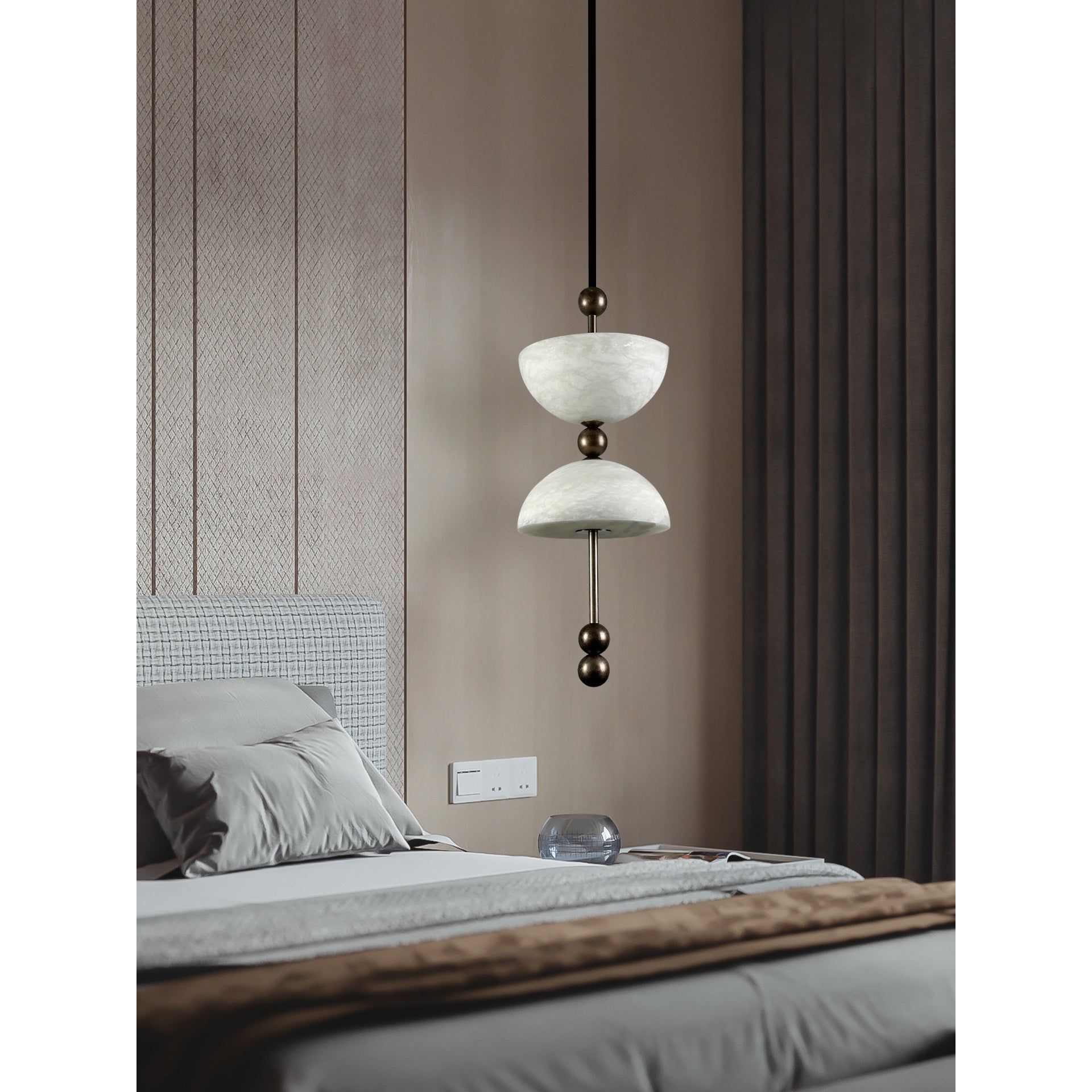 Lyra Alabaster Pendant Lamp
