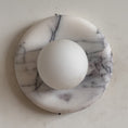 Load image into Gallery viewer, Orli Grey Marble Sconce

