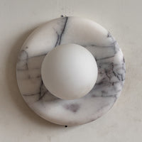 Orli Grey Marble Sconce – detail 2