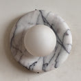 Load image into Gallery viewer, Orli Grey Marble Sconce
