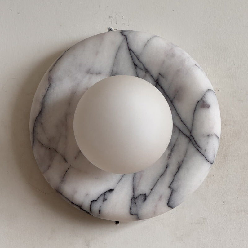 Orli Grey Marble Sconce