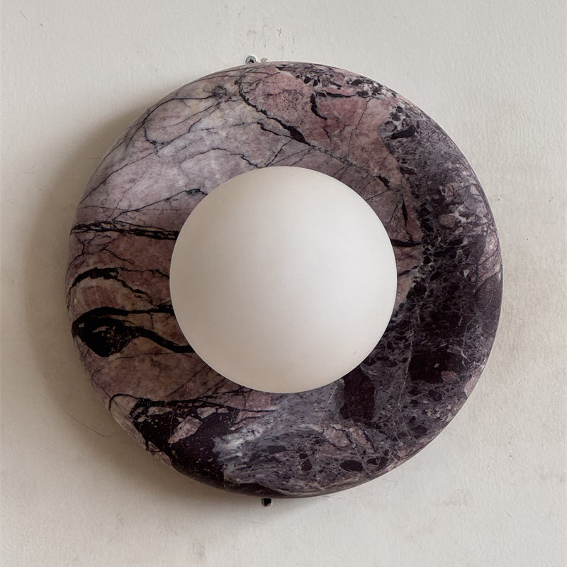 Orli Grey Marble Sconce