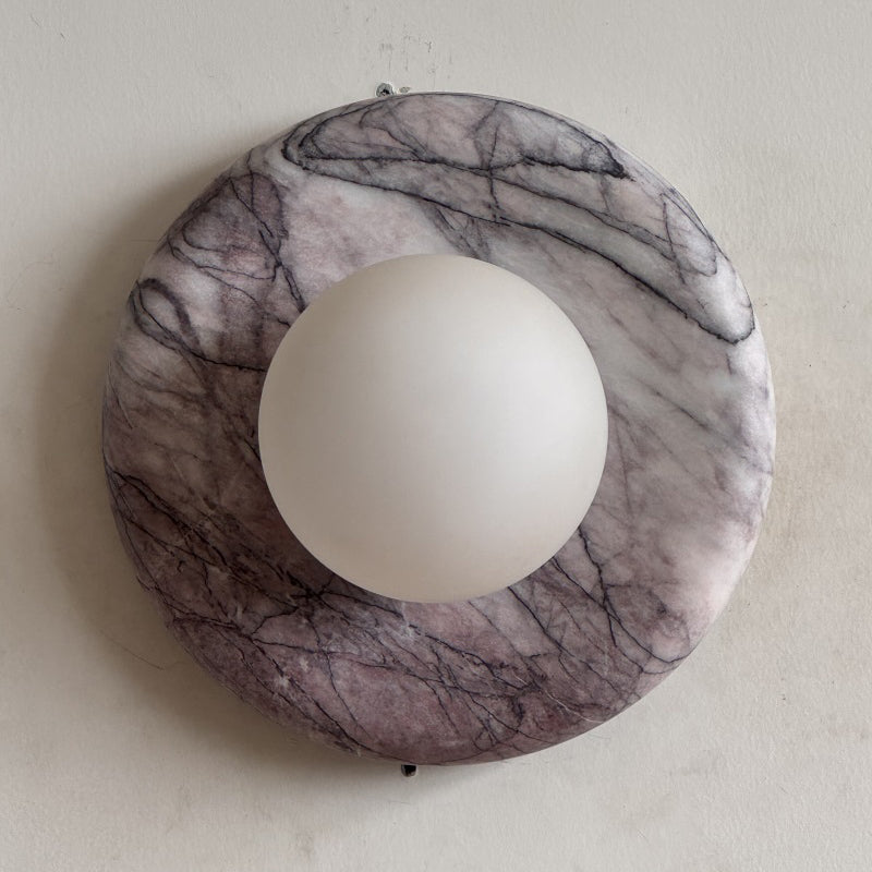 Orli Grey Marble Sconce
