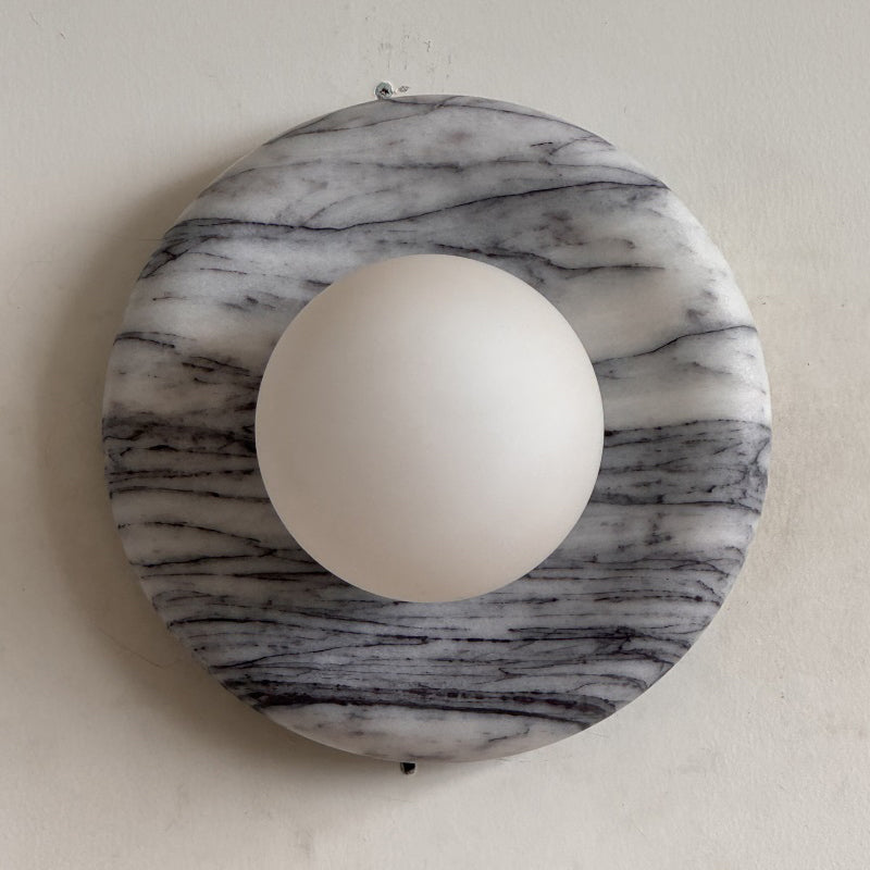 Orli Grey Marble Sconce