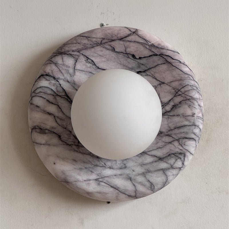 Orli Grey Marble Sconce