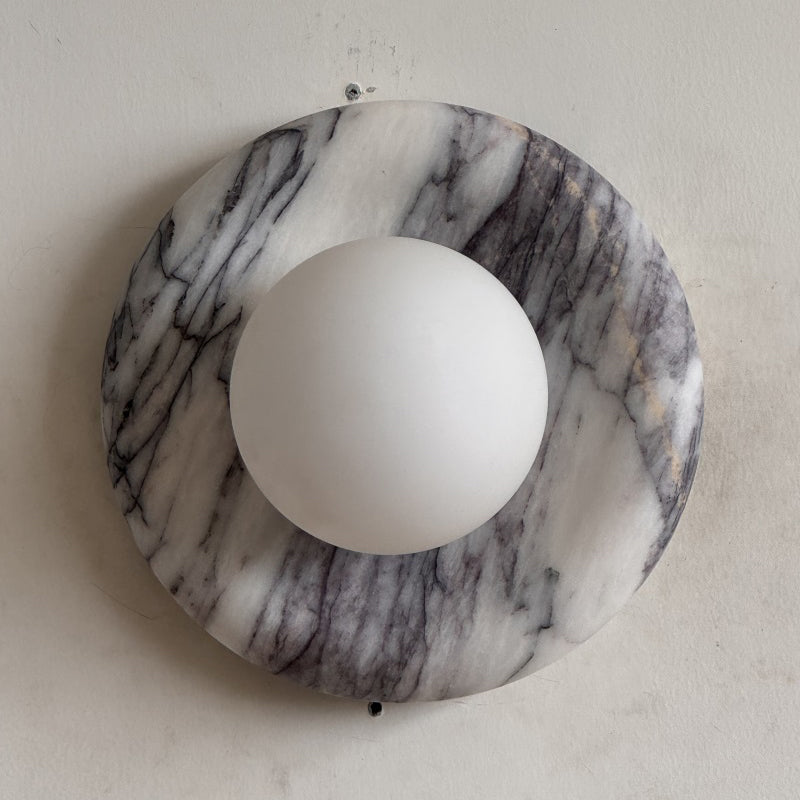 Orli Grey Marble Sconce