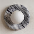 Load image into Gallery viewer, Orli Grey Marble Sconce
