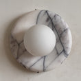 Load image into Gallery viewer, Orli Grey Marble Sconce
