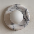 Load image into Gallery viewer, Orli Grey Marble Sconce
