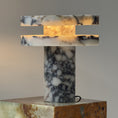 Load image into Gallery viewer, Pillar Marble Table Lamp
