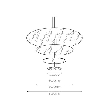 Sistema Macchina Chandelier – detail 5 — Dimension drawings 3