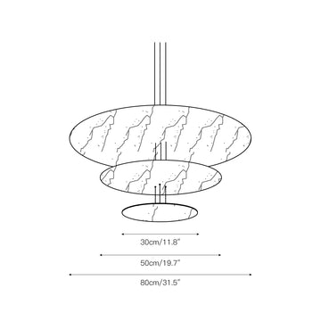 Sistema Macchina Chandelier – detail 4 — Dimension drawings 2