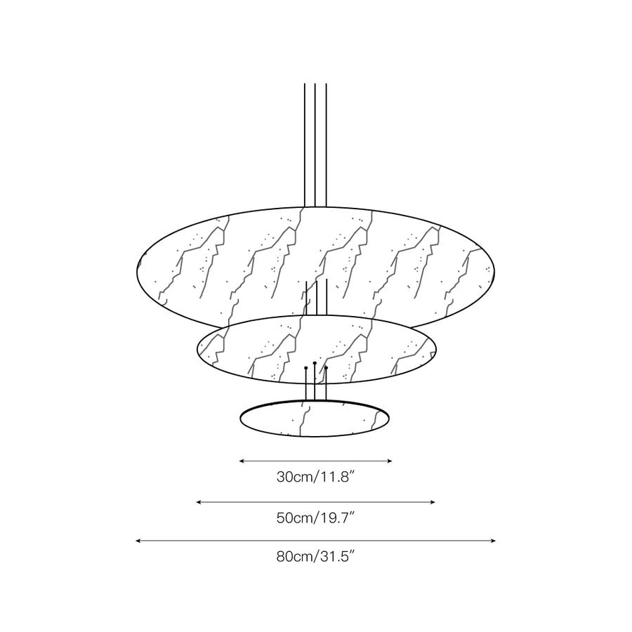Sistema Macchina Chandelier – detail 4 — Dimension drawings 2