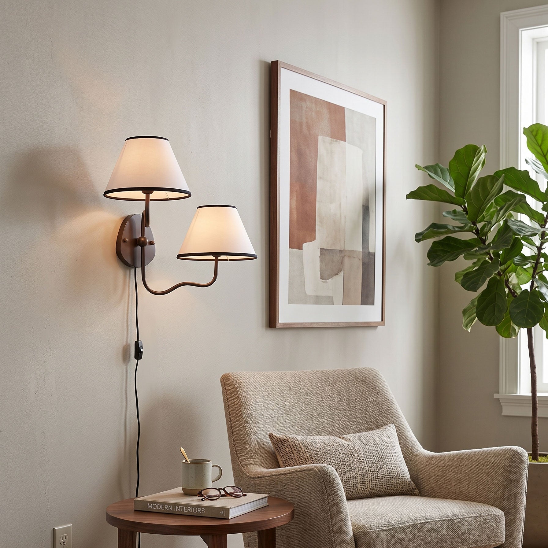 Magdalene Plug-in Wall Lamp