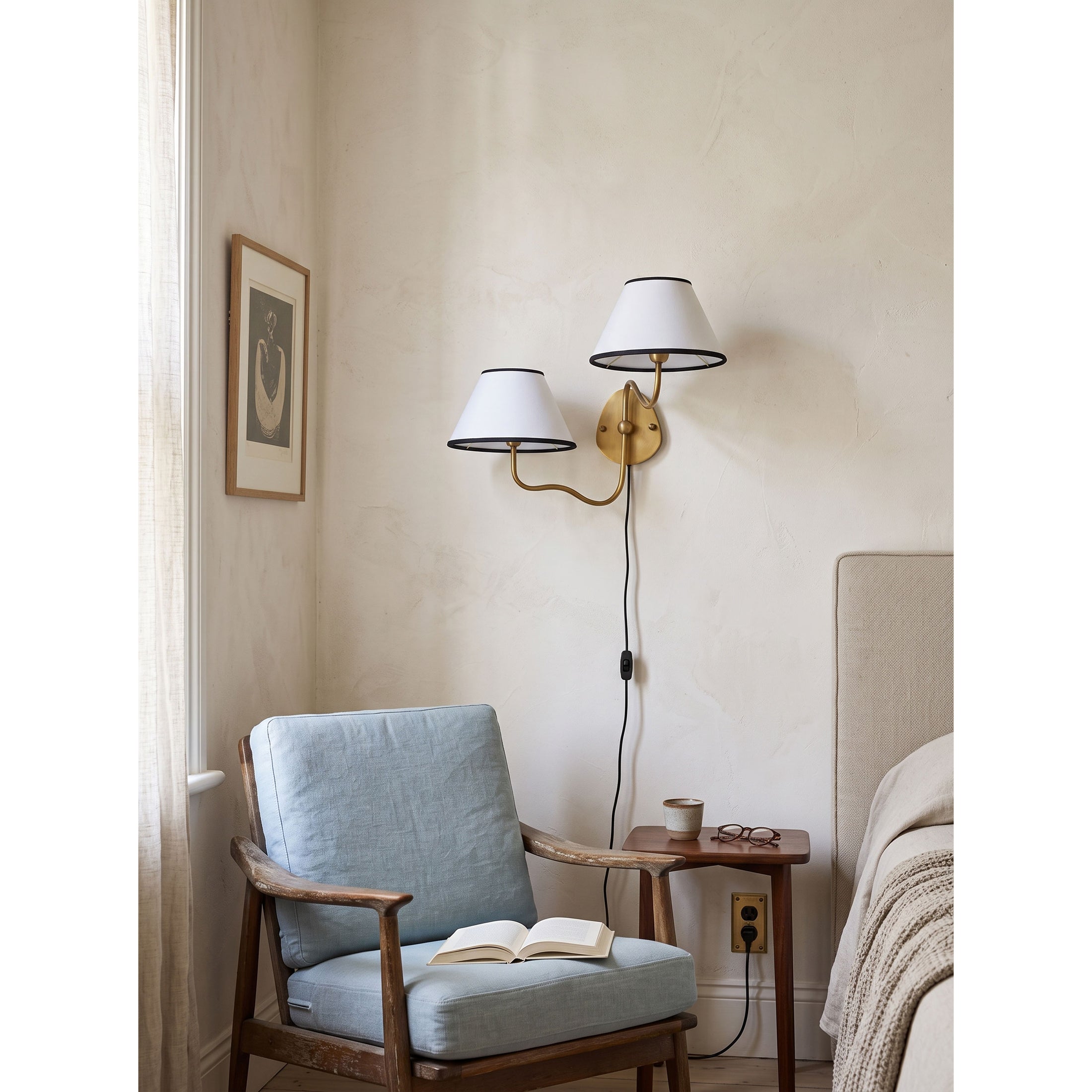 Magdalene Plug-in Wall Lamp