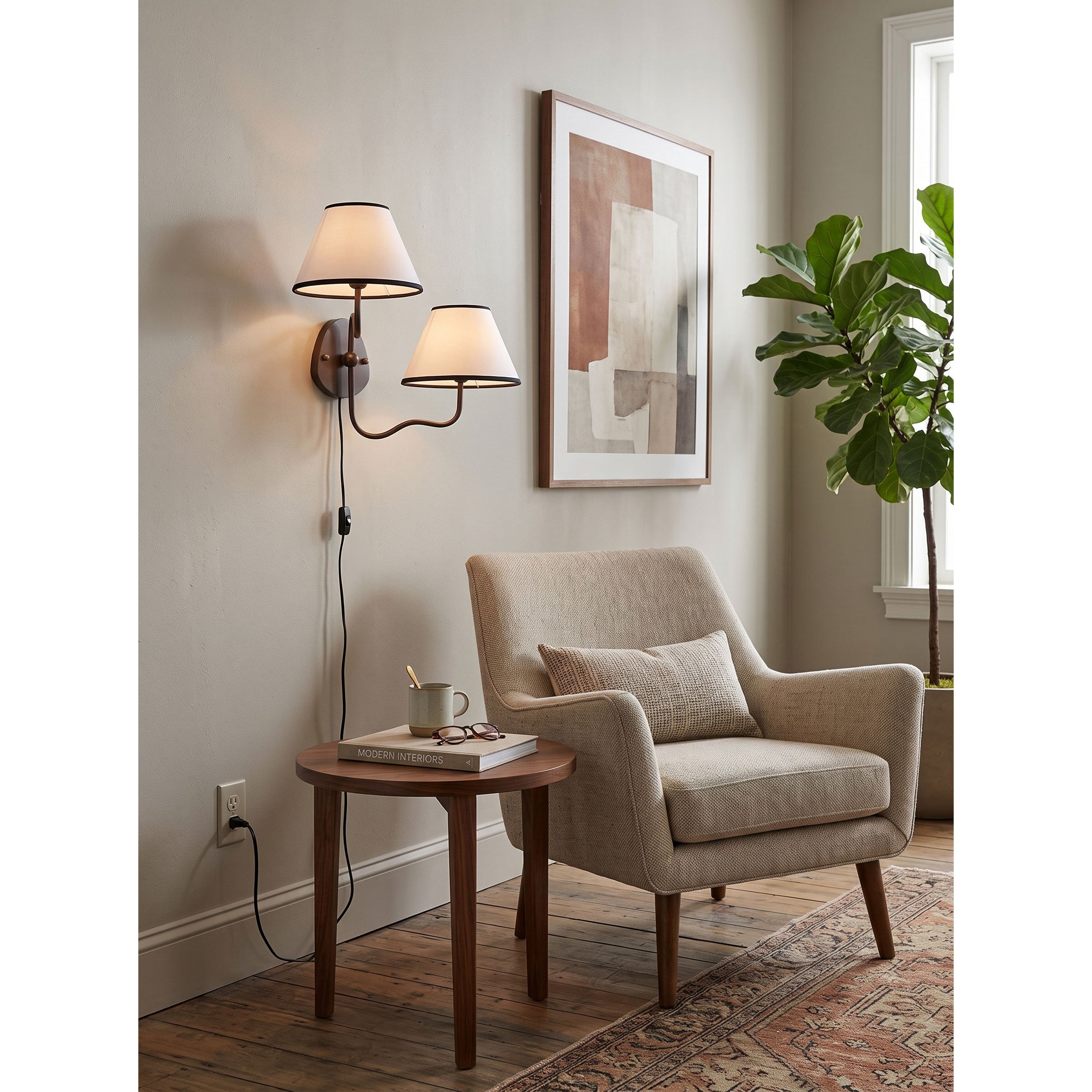 Magdalene Plug-in Wall Lamp