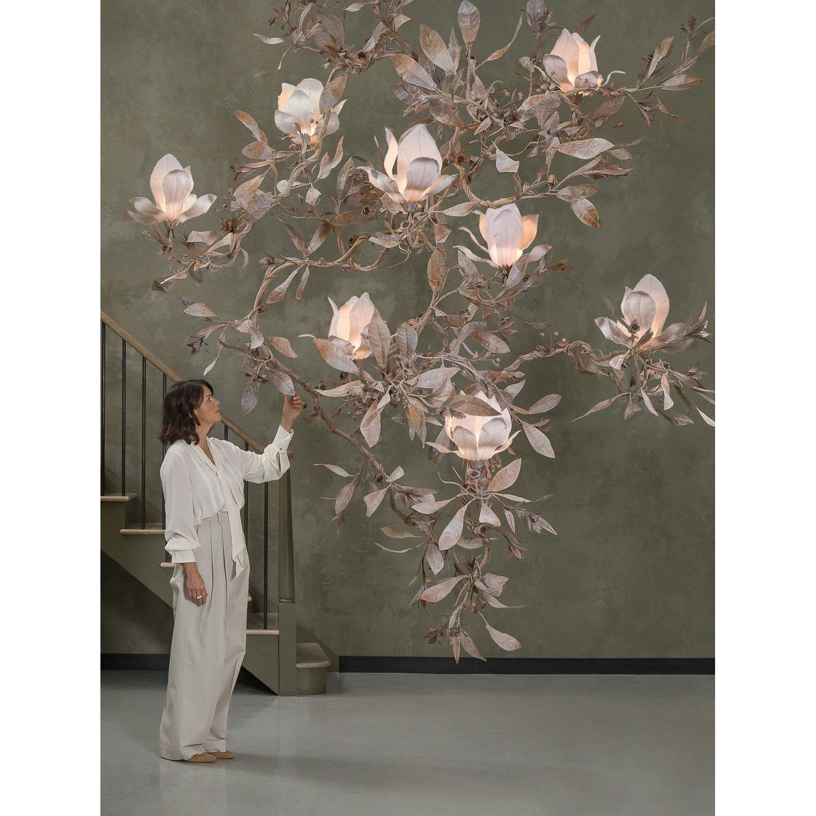 Magnolia Grandiflora Chandelier