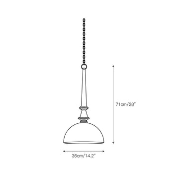 Makson Pendant Lamp – detail 4 — Dimension drawings 2