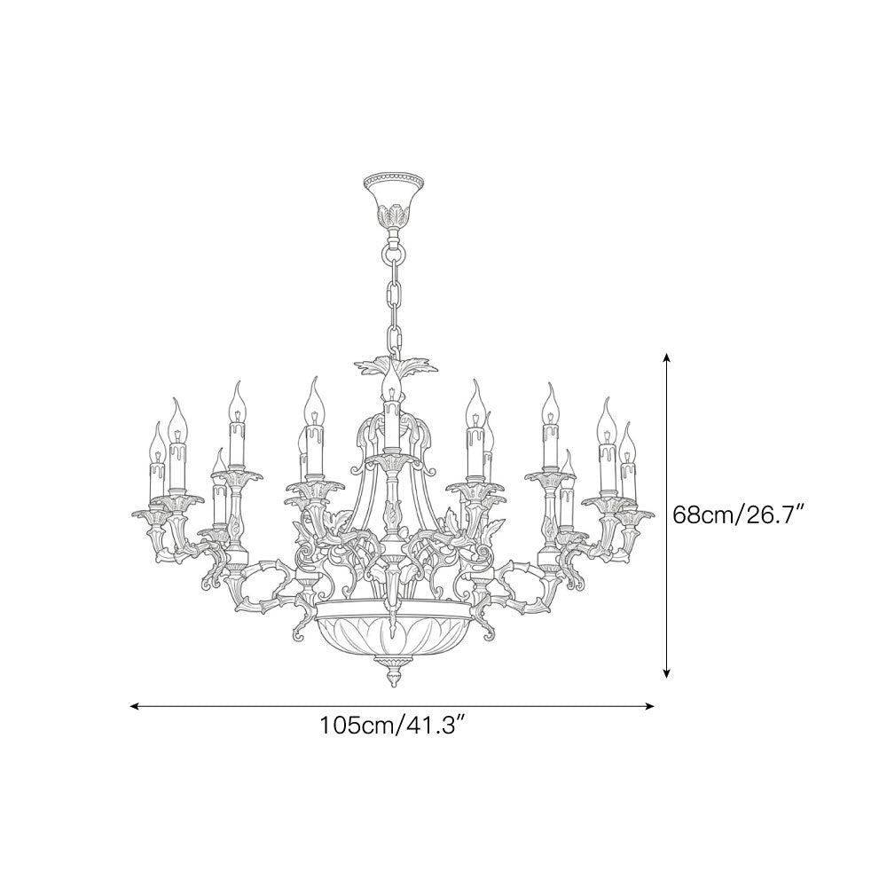 Lampadario Impero Malmaison