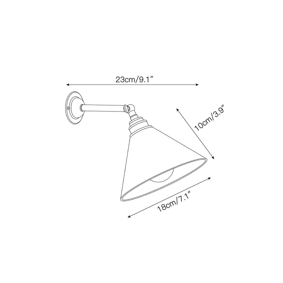Applique Manston Cone — Dimension drawings 1