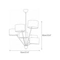 Load image into Gallery viewer, Mantis Fabric Chandelier
