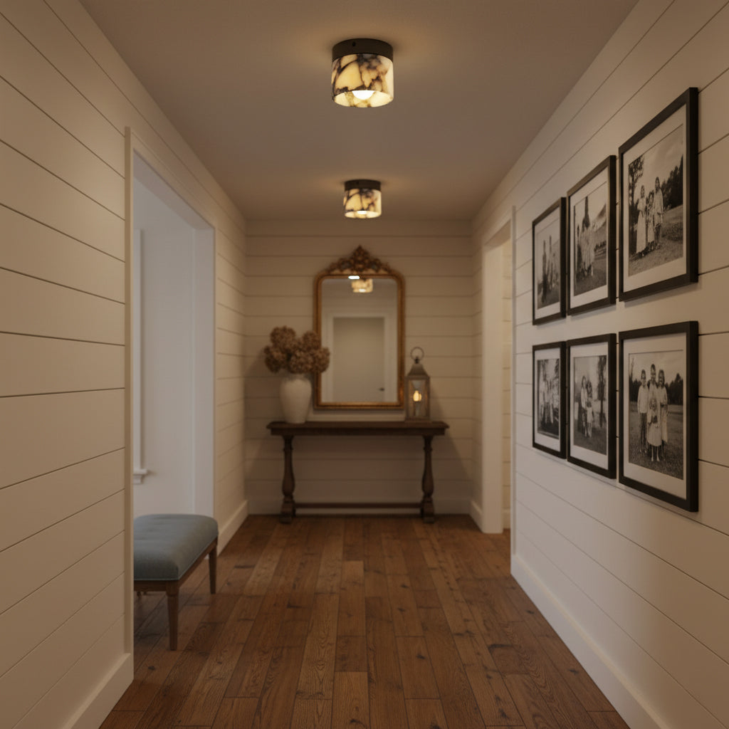 Marble Round Ceiling Lamp