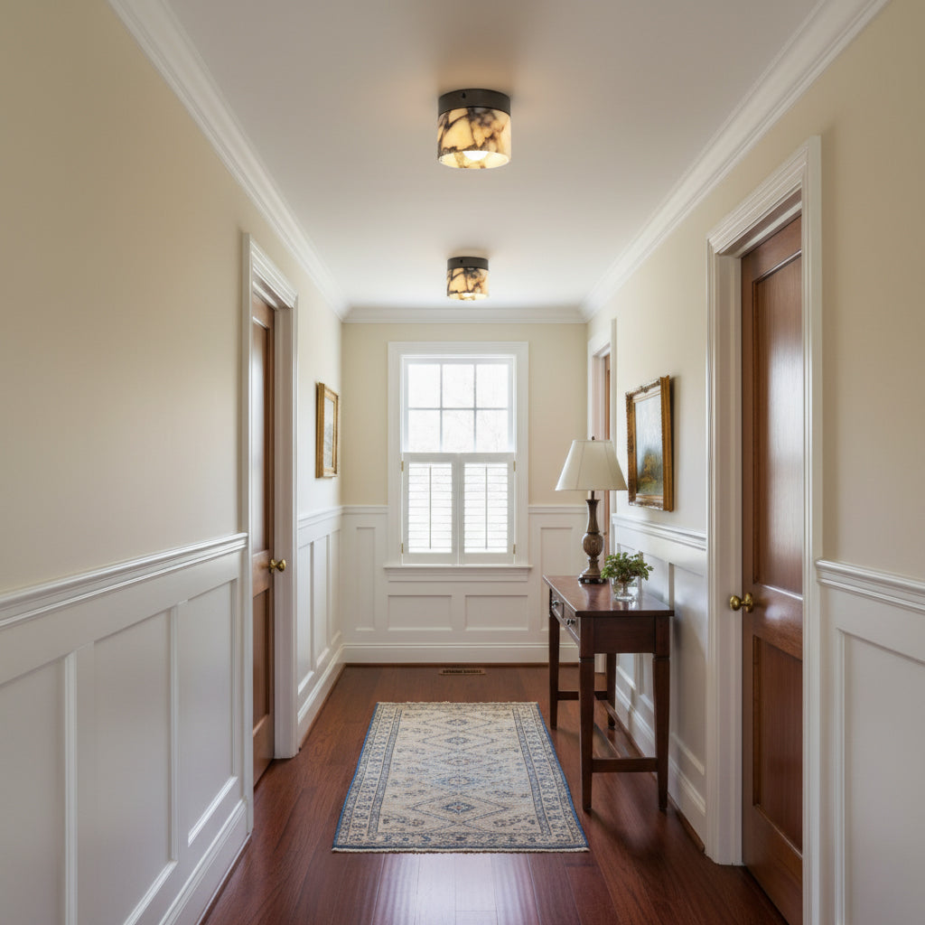 Marble Round Ceiling Lamp