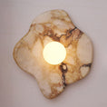 Load image into Gallery viewer, Marble Travertine Jade Wall Lamp
