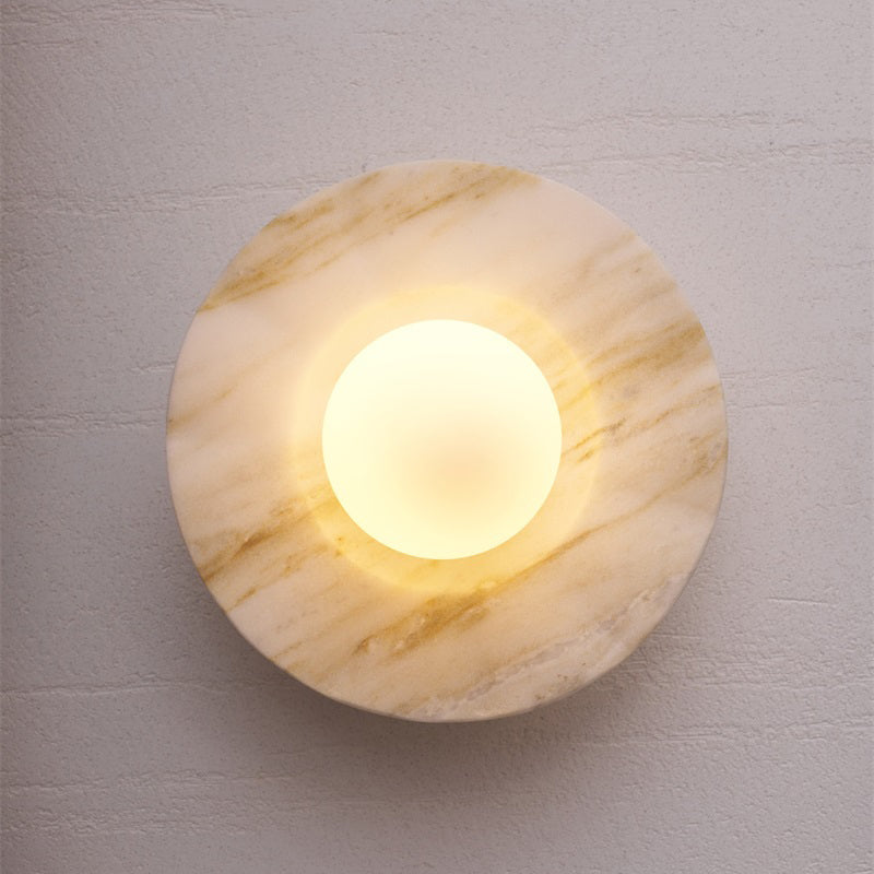 Marble Travertine Jade Wall Lamp