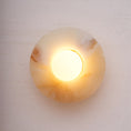 Load image into Gallery viewer, Marble Travertine Jade Wall Lamp
