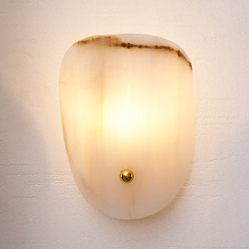 Marble Travertine Jade Wall Lamp