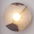 Load image into Gallery viewer, Marble Travertine Jade Wall Lamp
