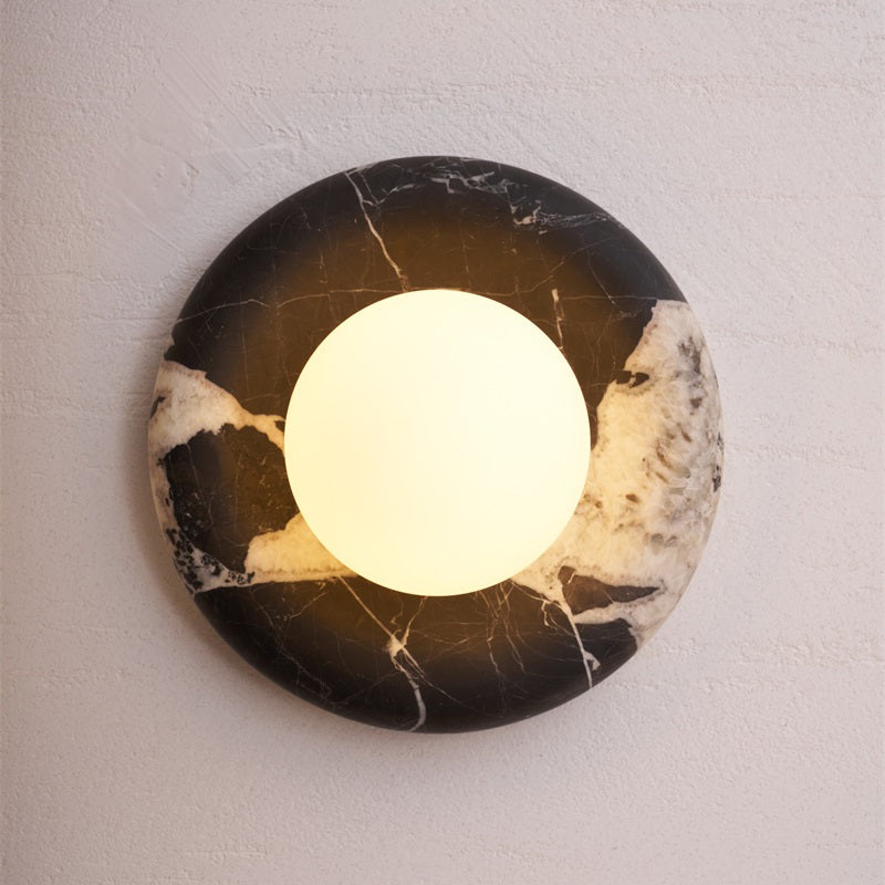 Marble Travertine Jade Wall Lamp