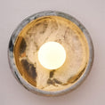 Load image into Gallery viewer, Marble Travertine Jade Wall Lamp

