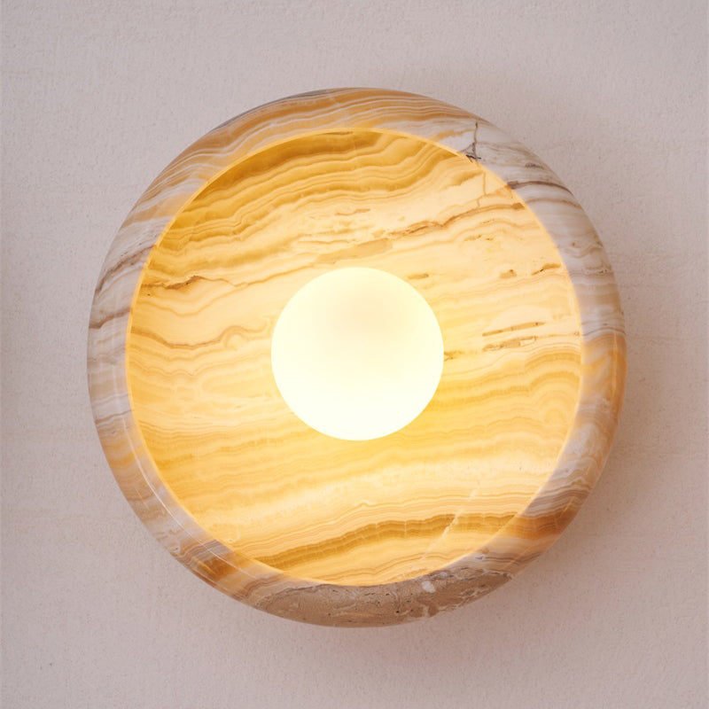 Marble Travertine Jade Wall Lamp