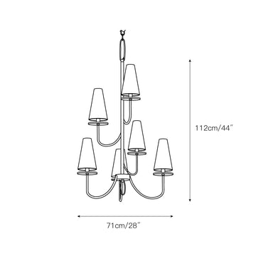 Marcel Chandelier – detail 6 — Dimension drawings 3