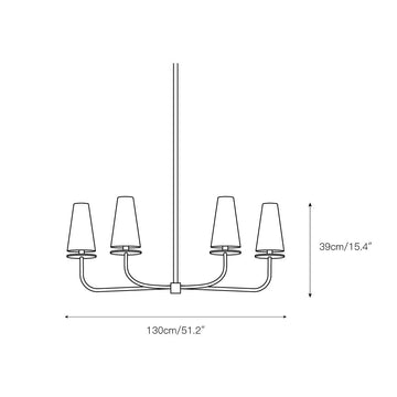 Marcel Chandelier – detail 5 — Dimension drawings 2