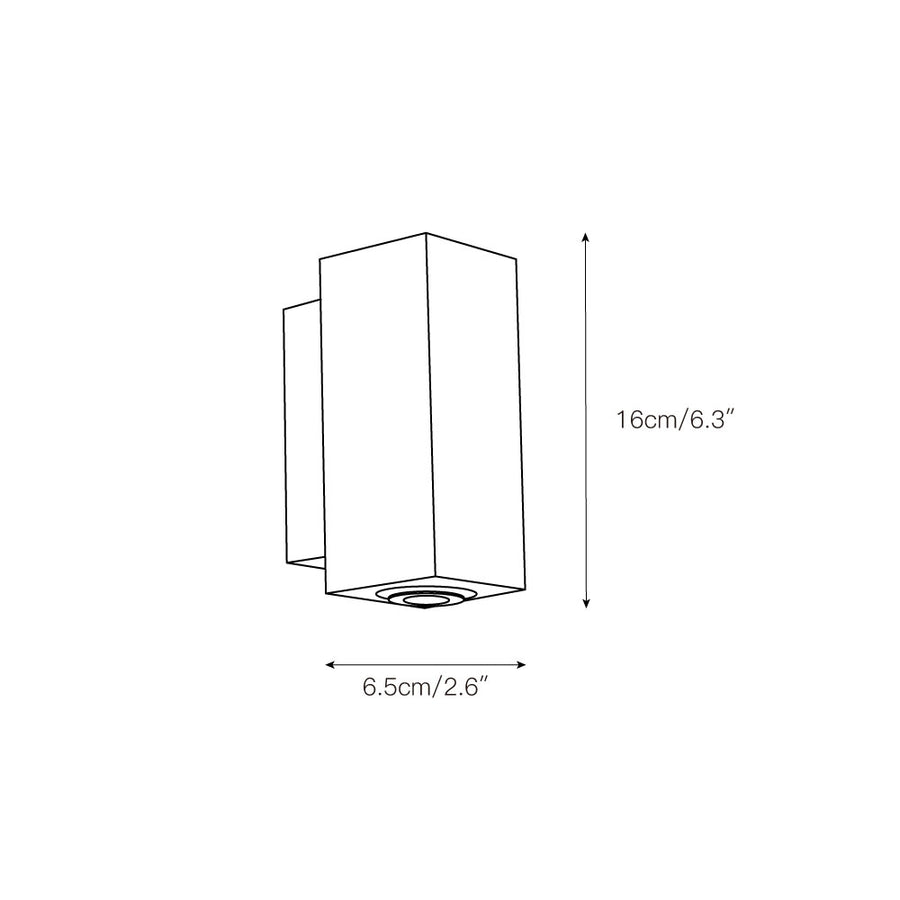 Marec Wall Lamp – detail 3 — Dimension drawings 1
