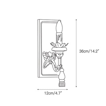 Margarite Wall Lamp – detail 3 — Dimension drawings 1